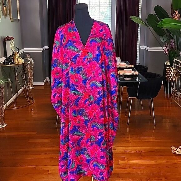 Vintage Oscar de la renta caftan one size - Picture 1 of 5